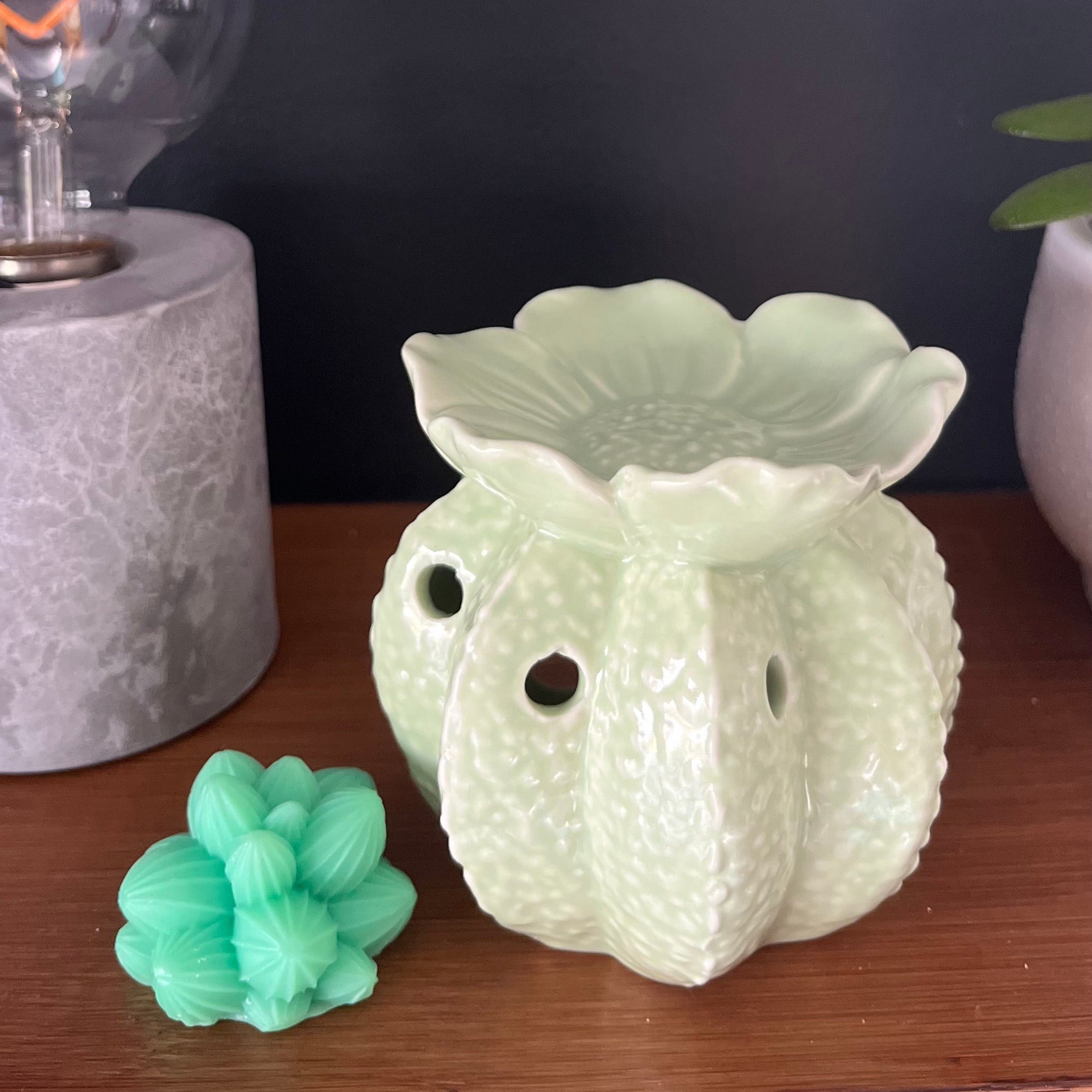 Brûleur fondant parfumé texturé fleur