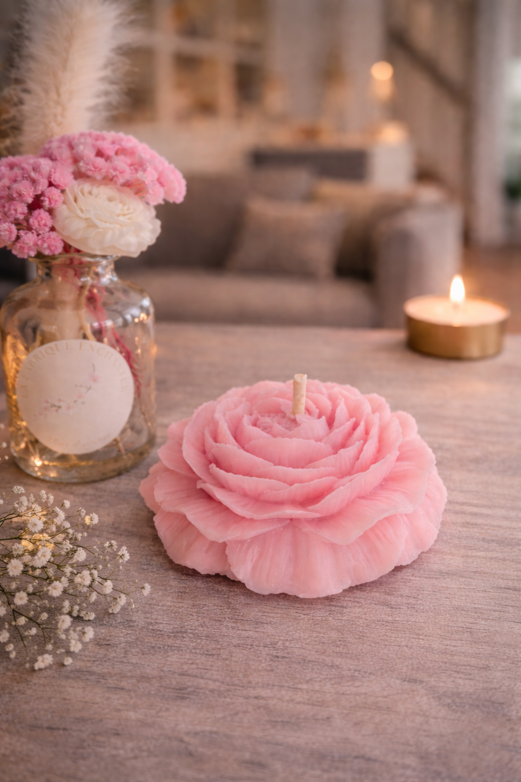 Bougie parfumée pivoine