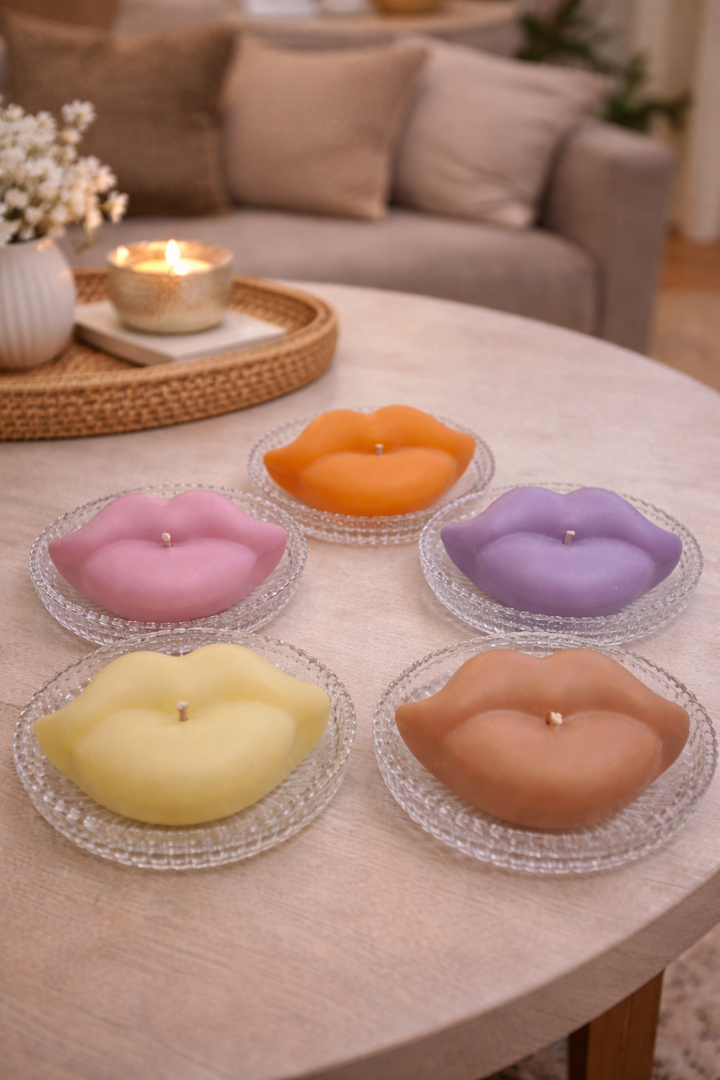 Bougie parfumée bouche