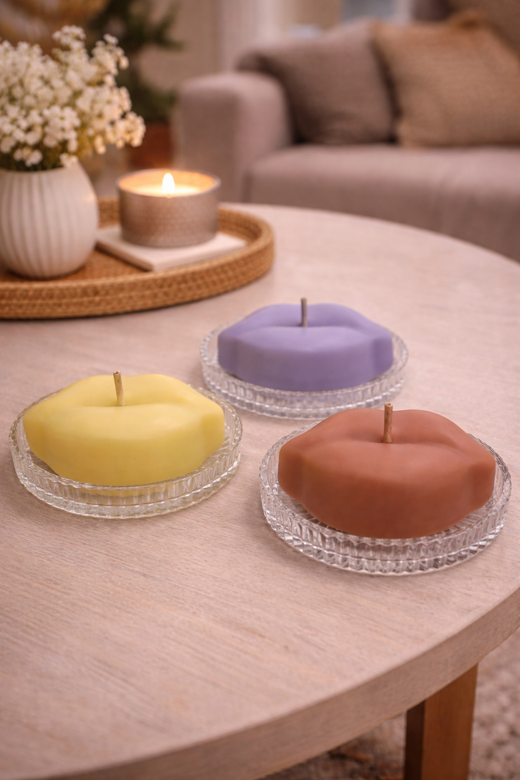 Bougie parfumée bouche