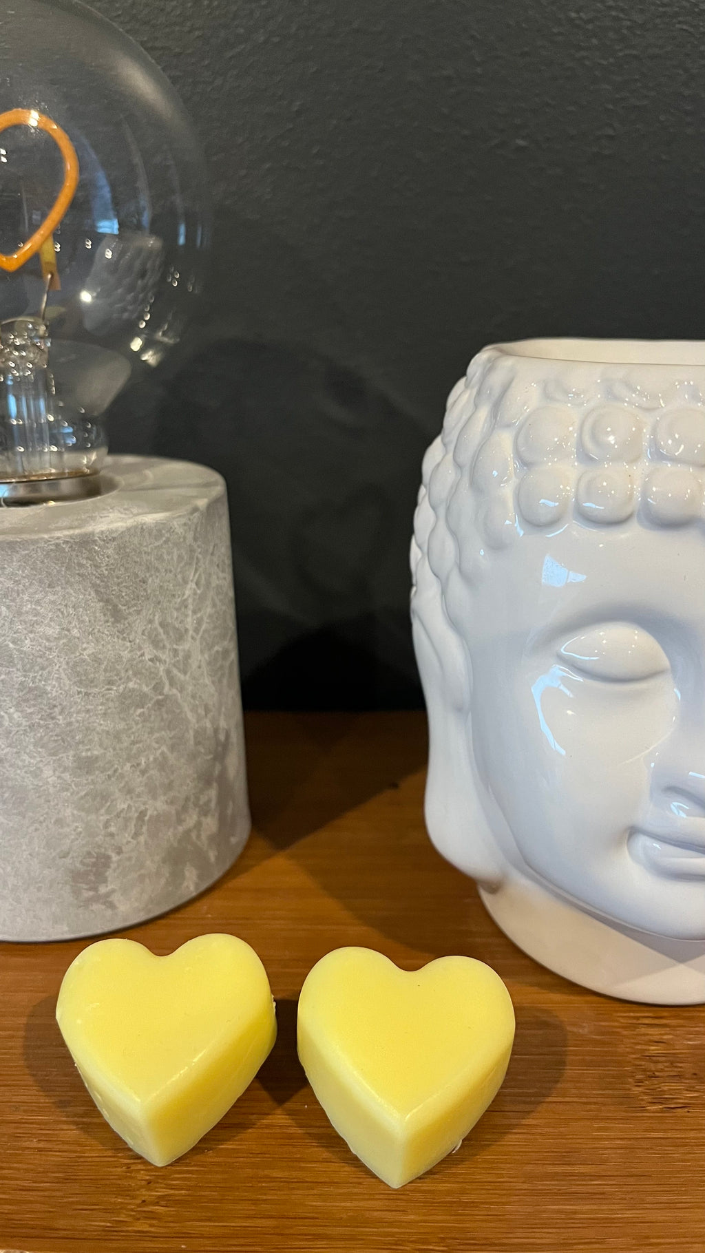 2 fondants parfumés cœurs