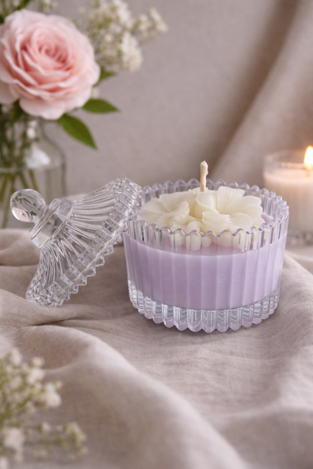 Bougie parfumée fleurs de cerisier