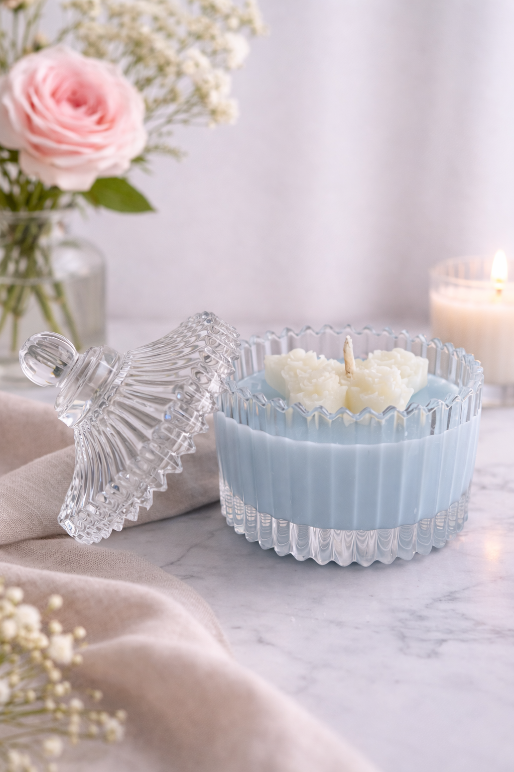 Bougie parfumée papillon