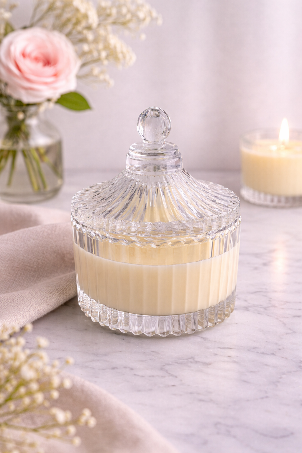 Bougie parfumée pivoine