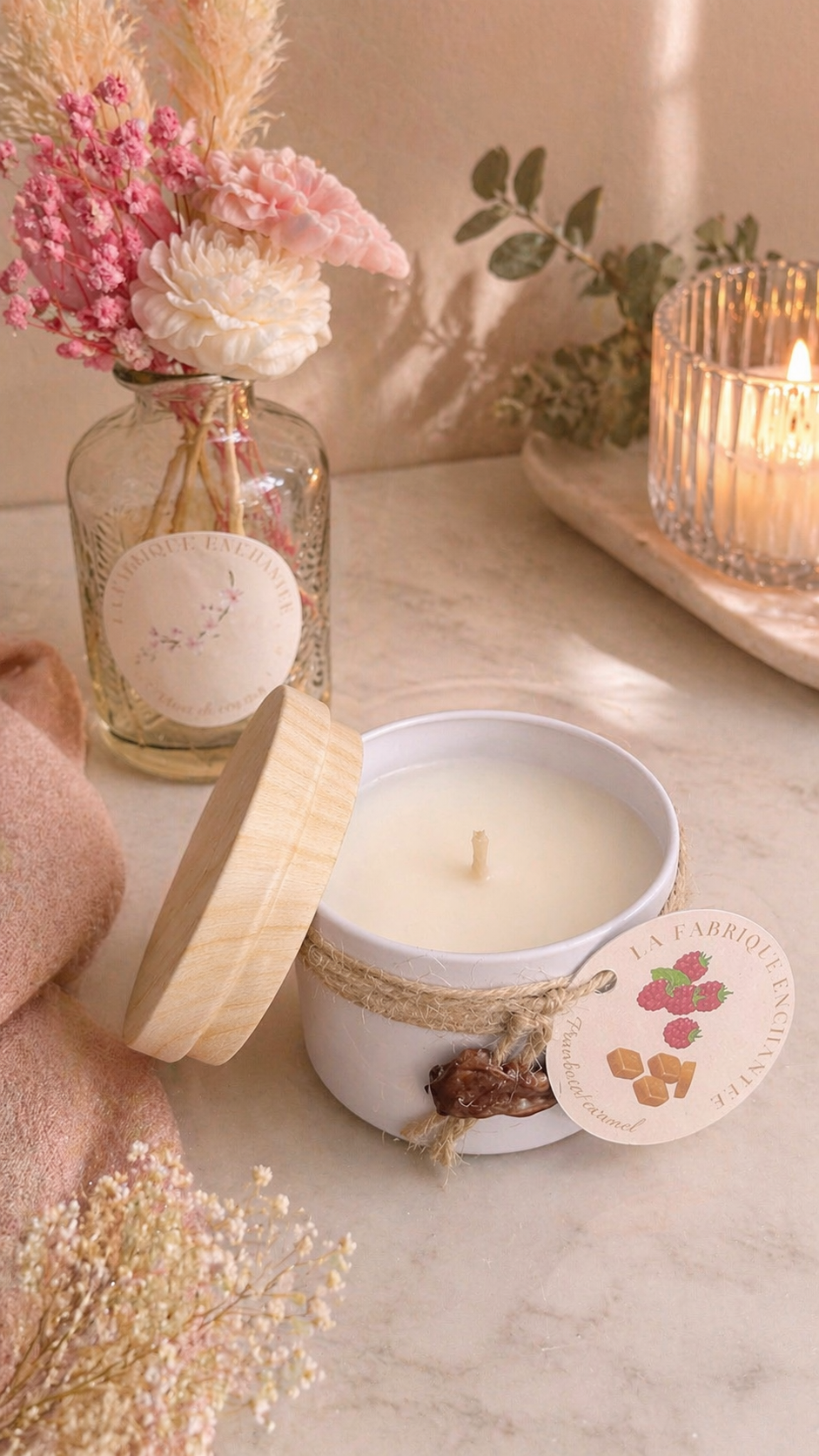 Bougie parfumée gourmande