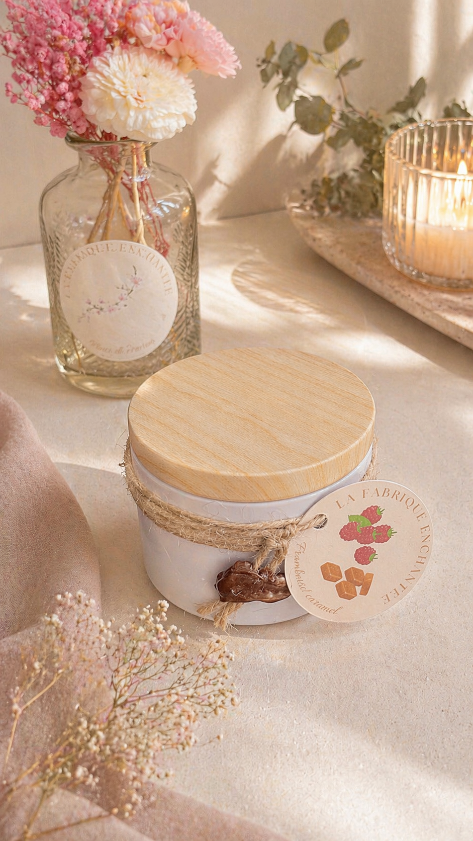 Bougie parfumée gourmande