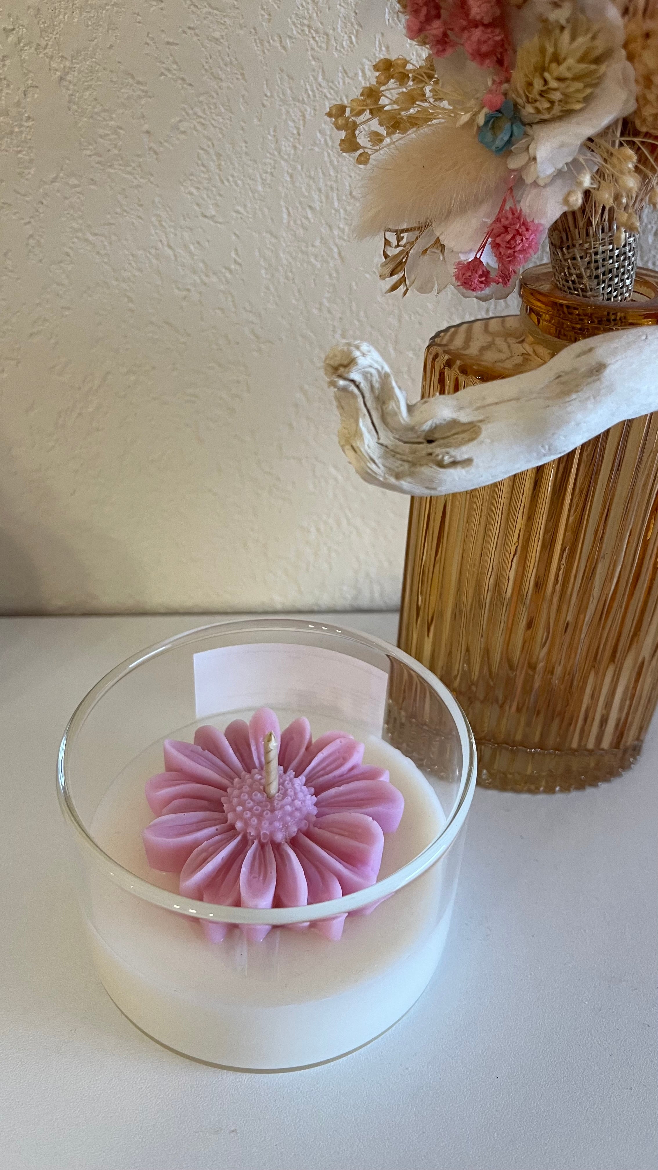 Bougie marguerite parfumée