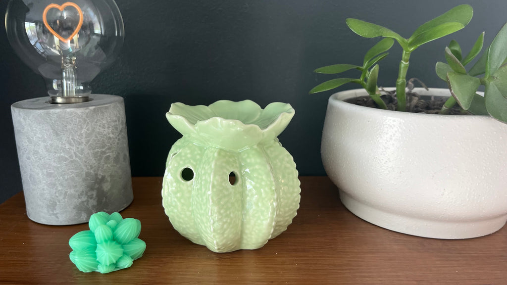 Brûleur fondant parfumé texturé fleur