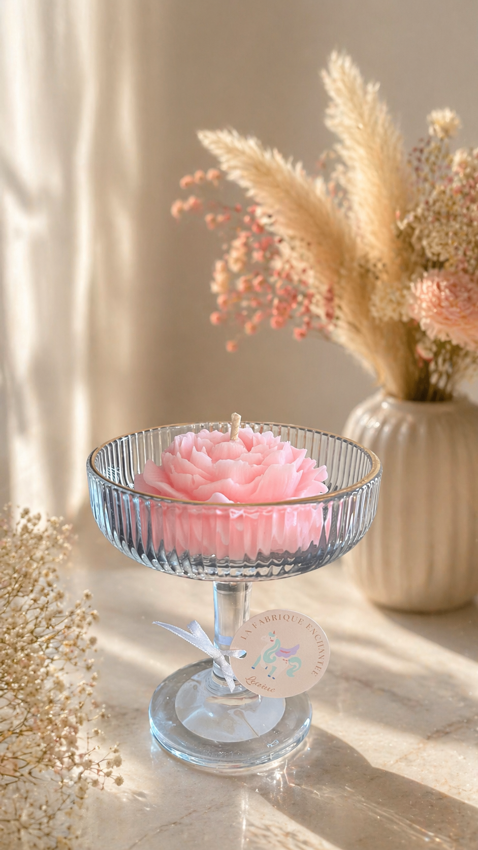 Bougie parfumées pivoine