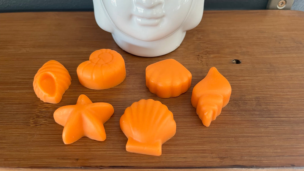 Lot de 6 fondants parfumés coquillage